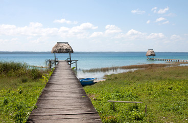 Peten lake, Flores, Guatemala