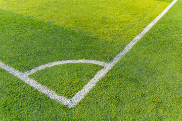 Obraz premium Synthetic football field
