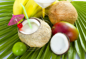 Coconut cocktail.