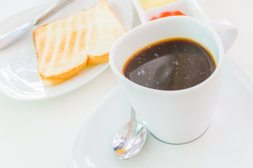 Hot coffee
