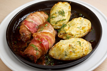 hungarian Stuffed Pork Chops