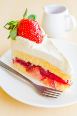 Cake strawberry