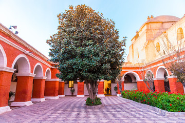 Monastery of Saint Catherine in Arequipa, Peru - obrazy, fototapety, plakaty