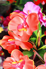 Fototapeta premium Beautiful of artificial flowers