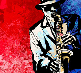 Joueur de saxophone