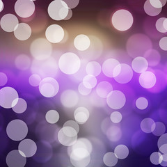 a texture, abstract background is colorful bokeh light from sun