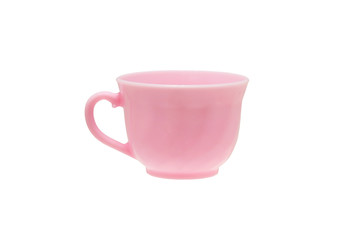 Pink toy teacup.
