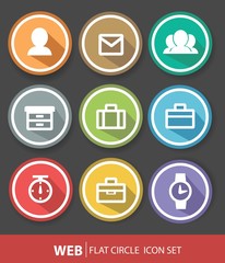 Web buttons,Colorful version