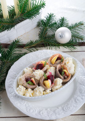 herring with beets