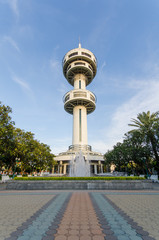 Fototapeta na wymiar Tower in Supanburi, Thailand