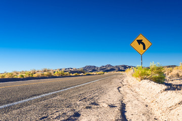 Road in the desert