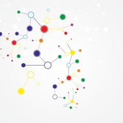 Abstract molecular structure.