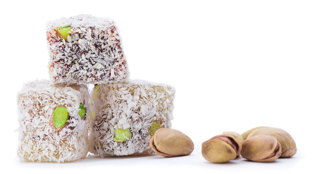 Turkish Delight with Pistachio