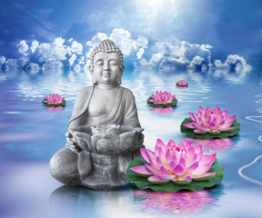 Statue Bouddha et bien-être