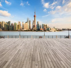 Foto op Plexiglas modern cityscape in shanghai © chungking