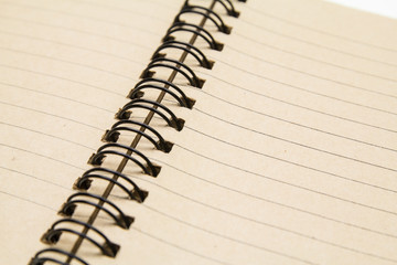 spiral notebook