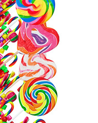 Colorful candies and sweets