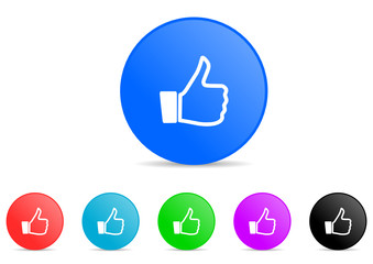 like icon vector set