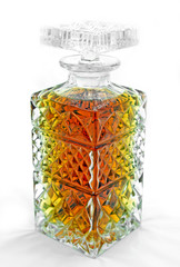 Crystal whiskey carafe