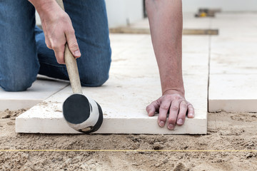 Fitting the concrete slab