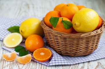 Tangerine and lemons