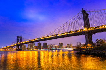 Fototapeta na wymiar Manhattan Bridge, Nowy Jork. USA.