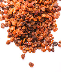 Obraz premium Raisins on white background