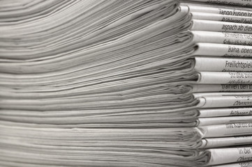 lots of newspapers