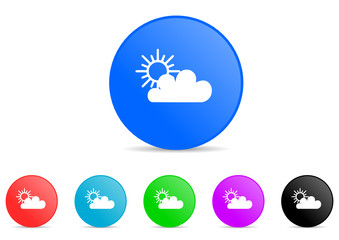 cloud icon vector set