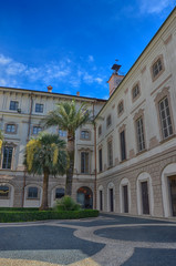 Fototapeta na wymiar Borromee Pałac-Isola Bella-Włochy