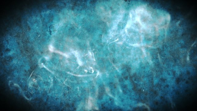 Fumo su sfondo vintage blu