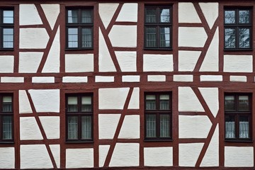 Fachwerkhaus Fassade in Nürnberg