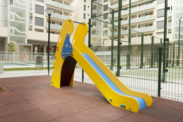 Playground in the interior park