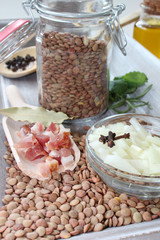 Linsen kochen
