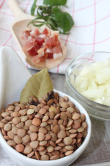 Linsen kochen