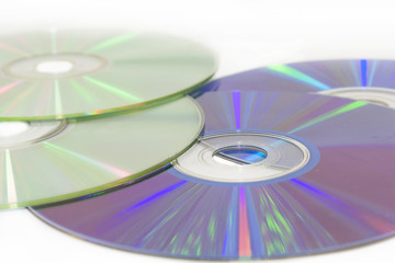 Fototapeta premium CDs and DVDs