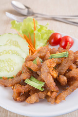 Fried pork, Thai food