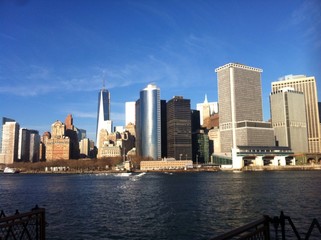 Vista de Nueva York en dia Soleado