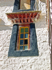 Peculiar wndows of the Potala Palace.