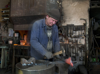 Blacksmith at work