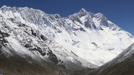 Himalayas, lhotse - obrazy, fototapety, plakaty