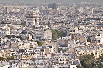 Fototapeta na wymiar Paris rooftop view