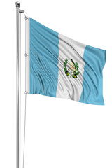 3D Guatemala flag