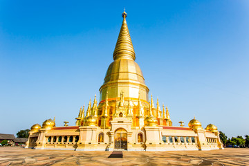 Fototapeta premium Sriwiengchai pagoda in Lamphun Thailand