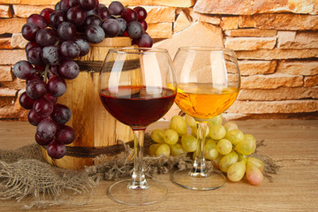 composition of wine and grapes