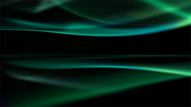 Green waves background