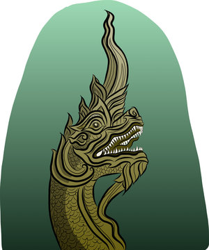 Thai Dragon vector