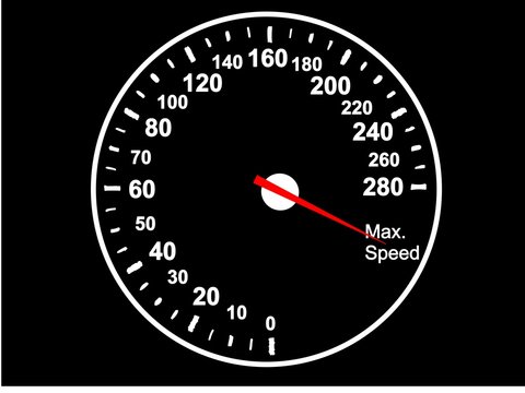 Maximum Speed Tuning Tacho Tribal 