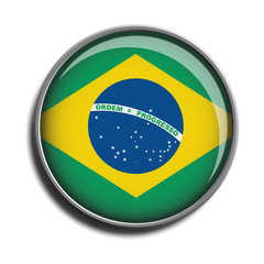 flag icon web button brazil