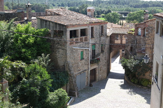 Pubol small town, Catalonia Spain